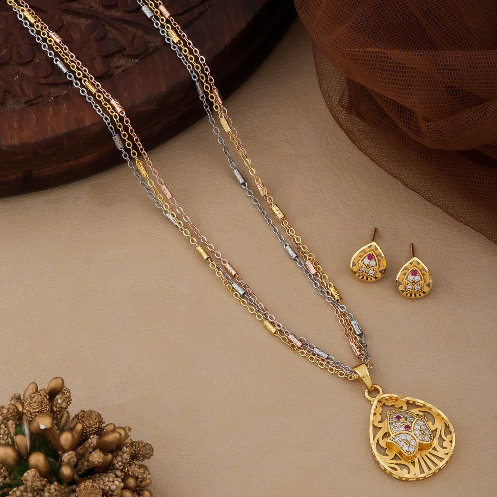 Adhira Chain Pendant Set